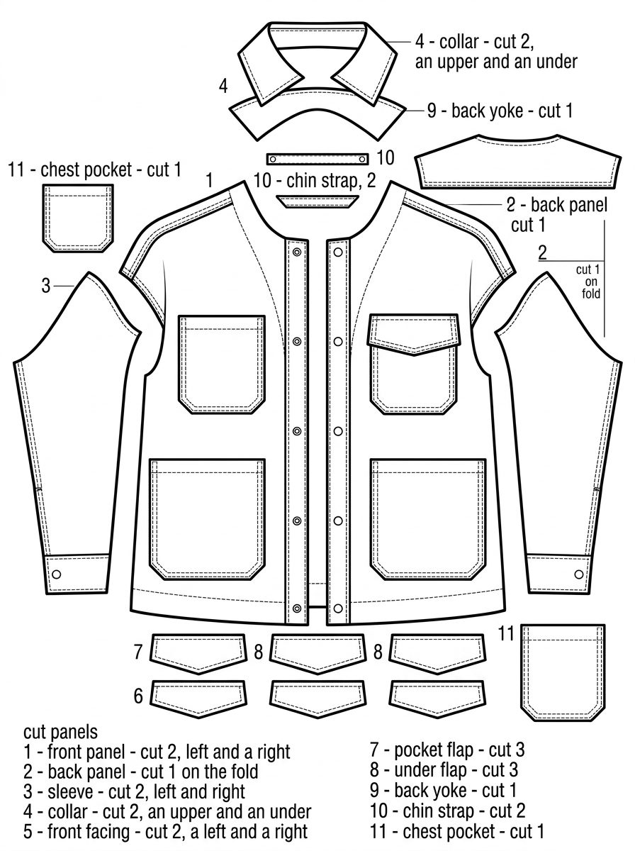 Assembly logic and cut list
